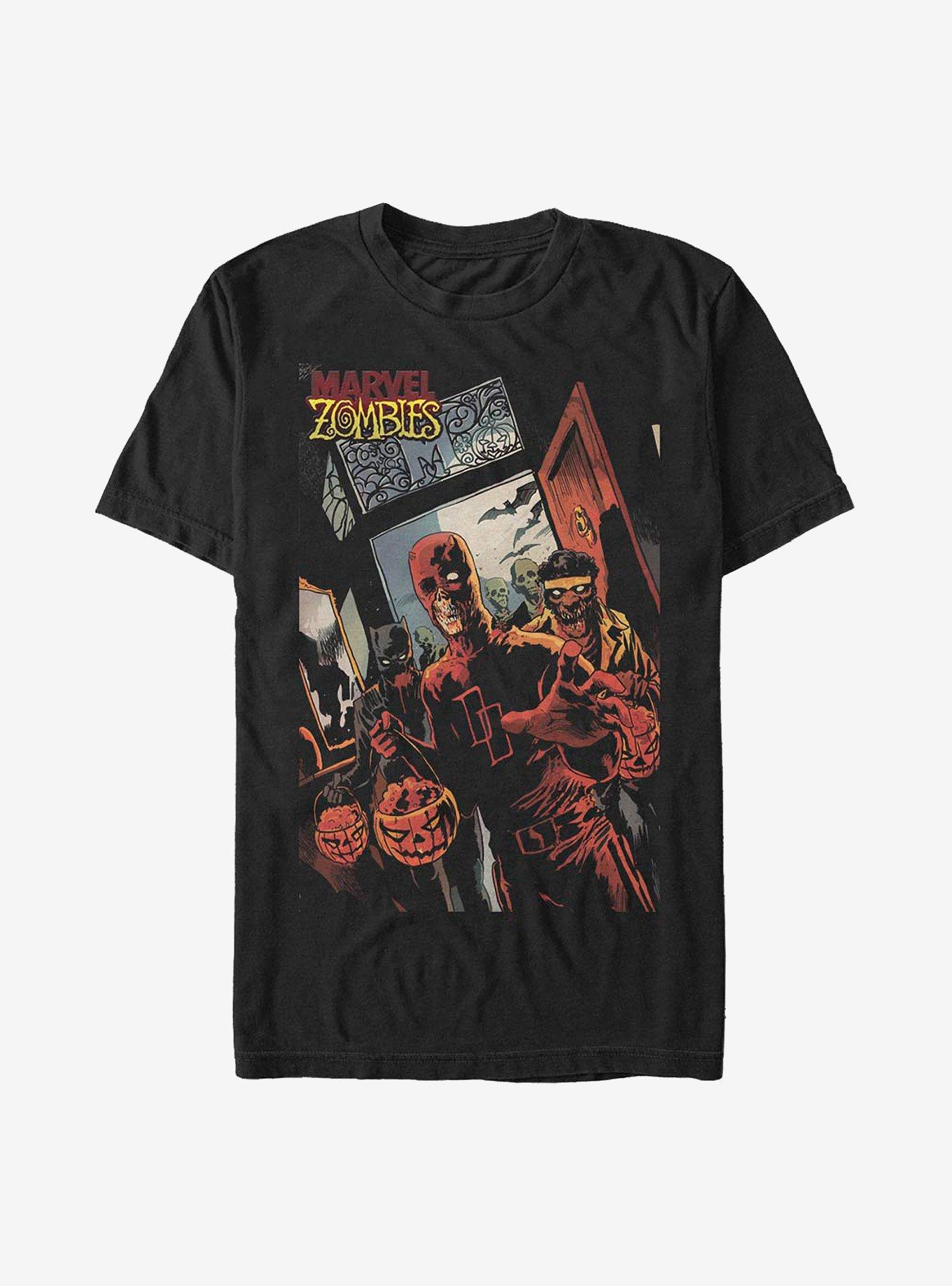 Marvel Zombies Halloween Devil T-Shirt, BLACK, hi-res