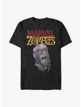 Marvel Zombies Head Of Captain America T-Shirt, , hi-res