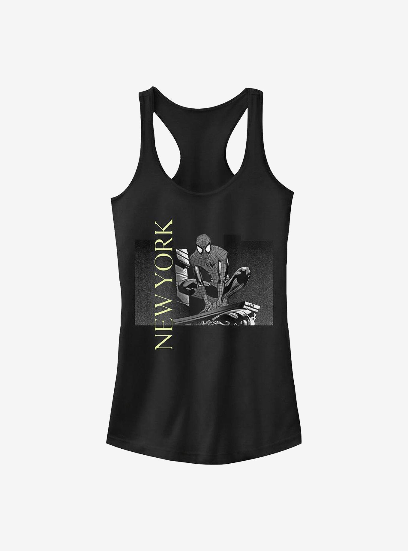 Marvel Spider-Man Spidey New York Girls Tank, BLACK, hi-res