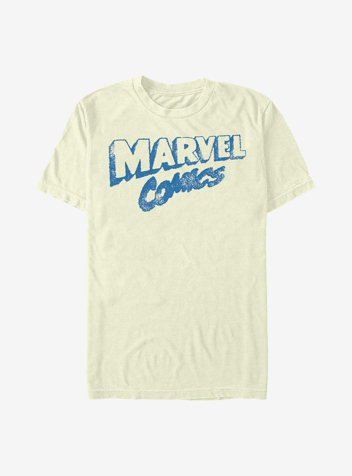 Marvel Retro Comics Logo T-Shirt, NATURAL, hi-res
