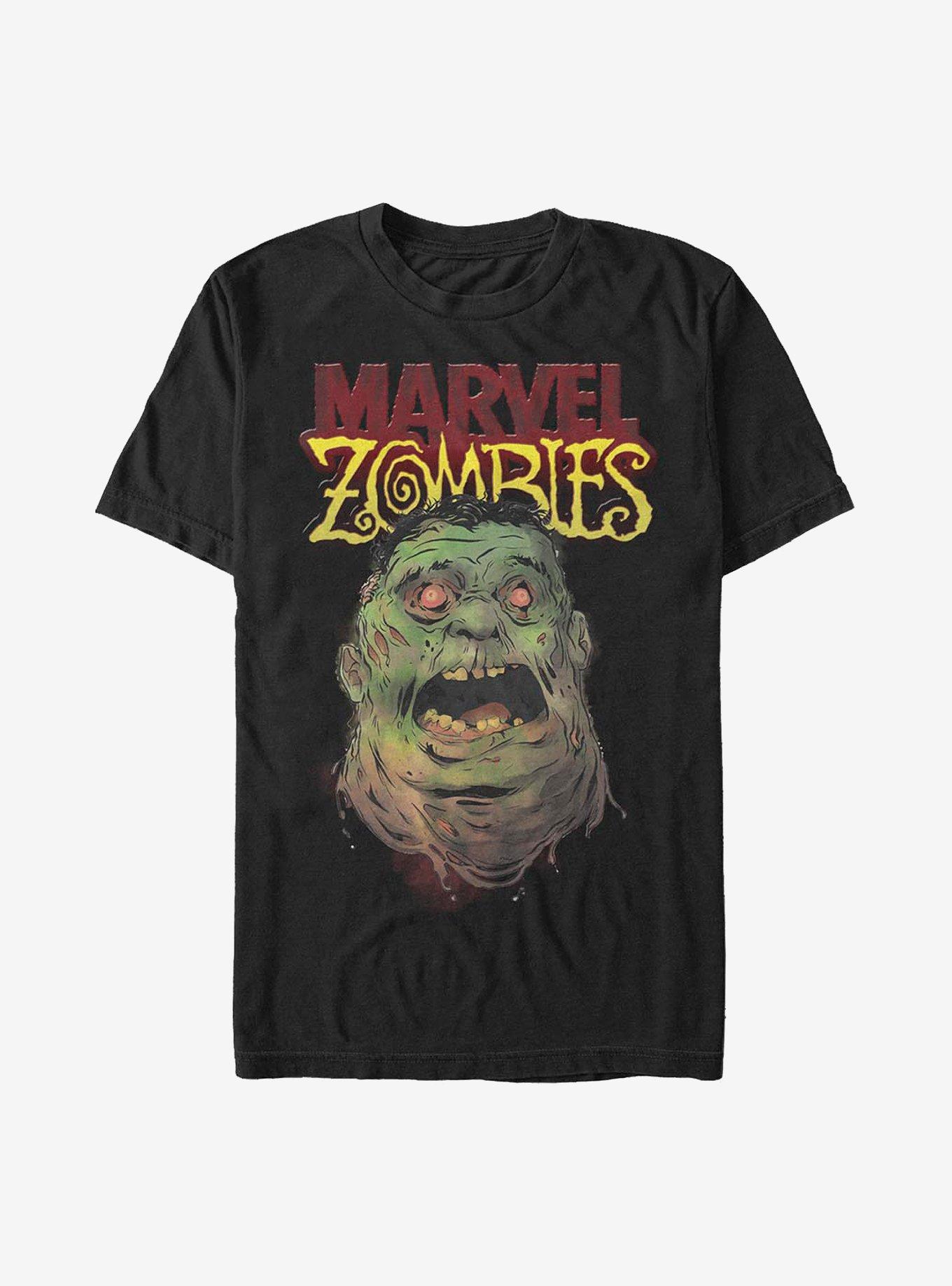 Marvel Zombies Head Of Hulk T-Shirt, , hi-res