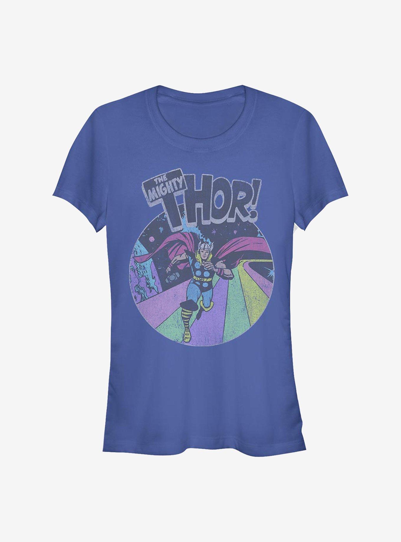 Marvel Thor Grunge Thor Girls T-Shirt, ROYAL, hi-res