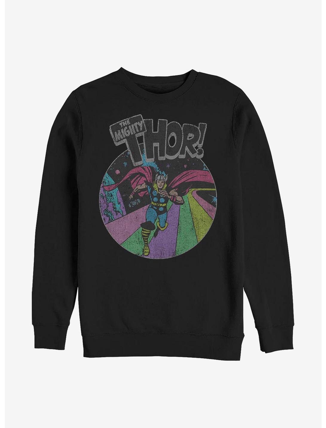 Marvel Thor Grunge Thor Sweatshirt, BLACK, hi-res