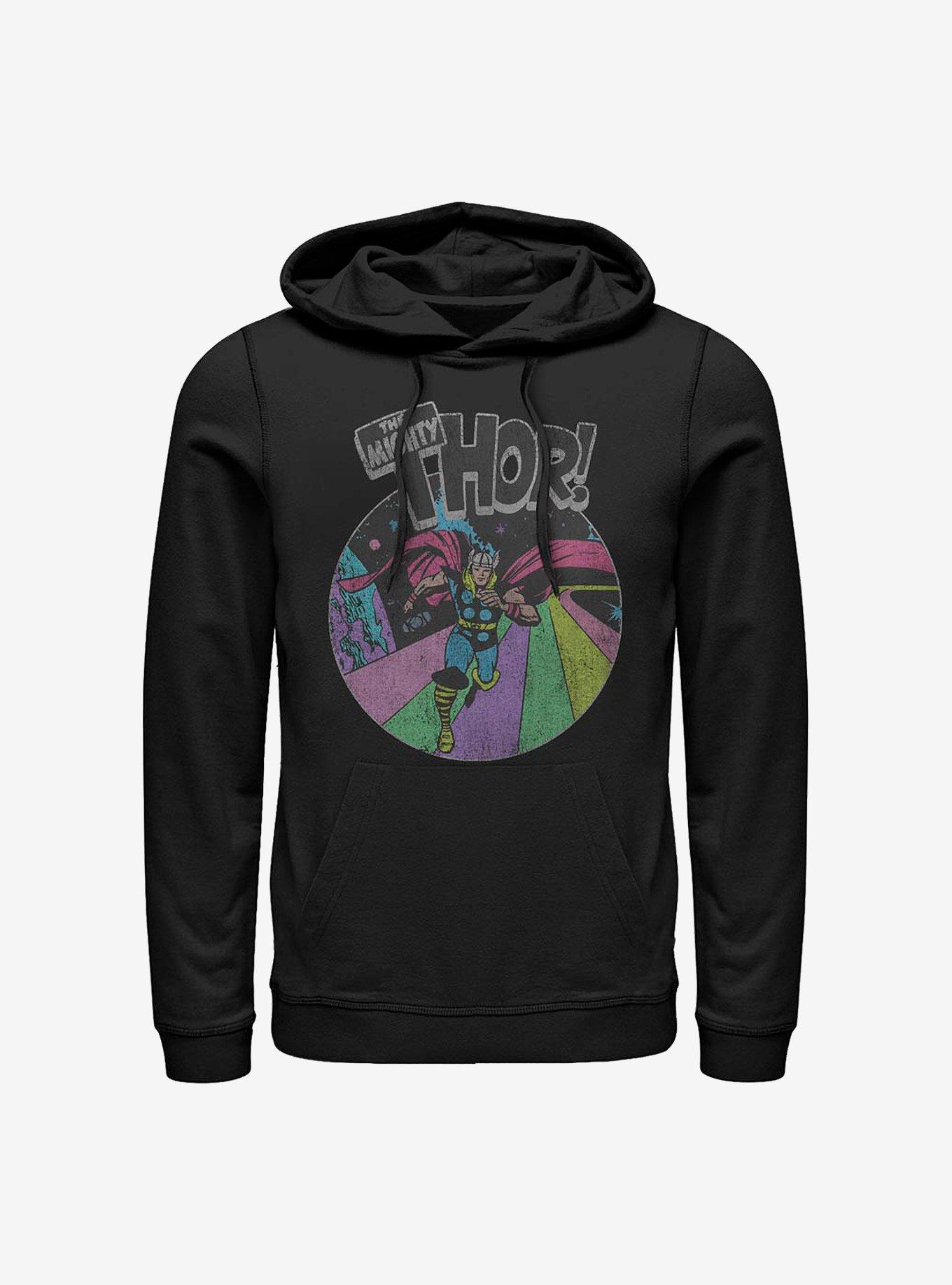 Marvel Thor Grunge Thor Hoodie, BLACK, hi-res