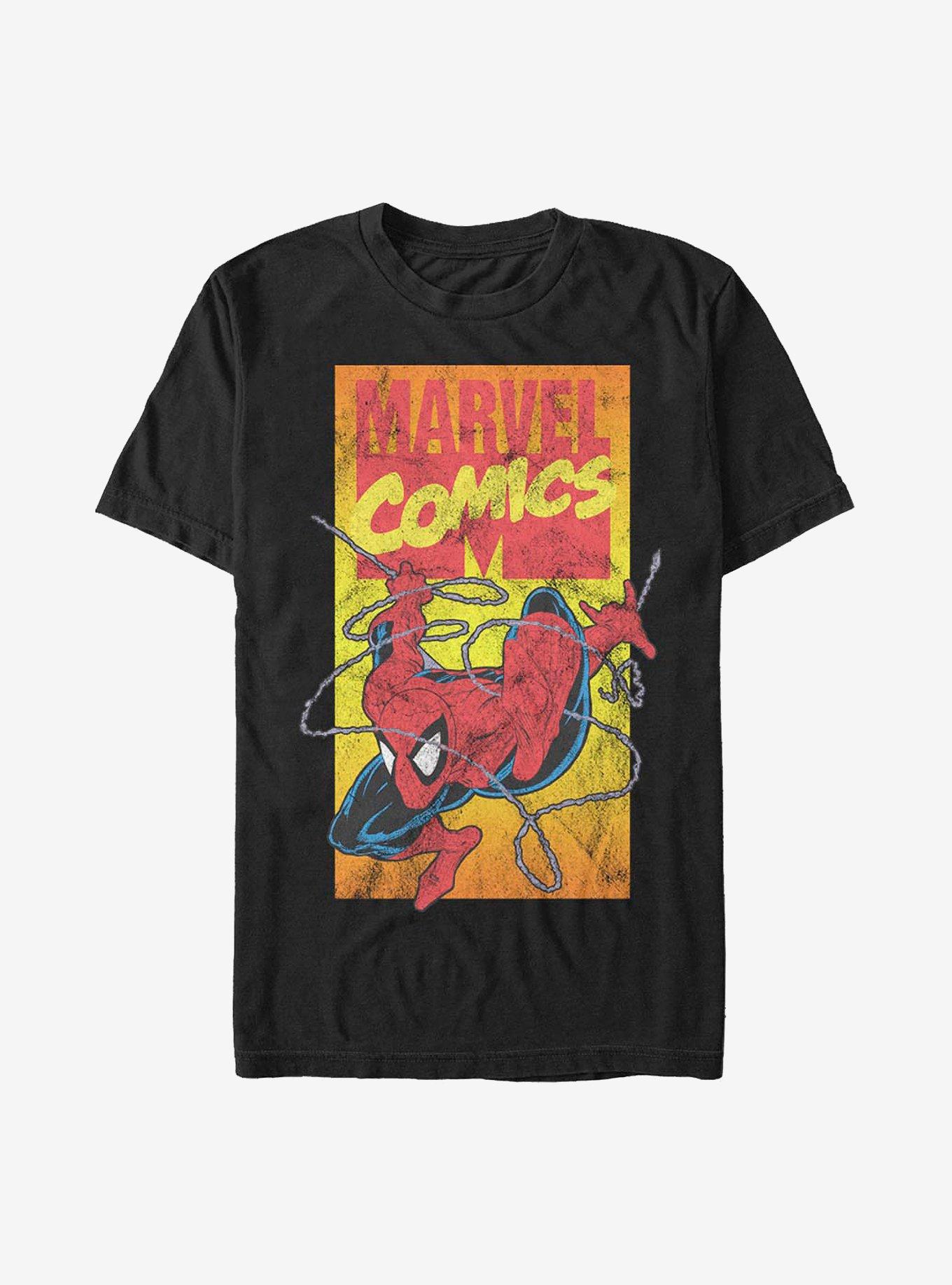 Marvel Spider-Man 90'S Spidey T-Shirt, BLACK, hi-res