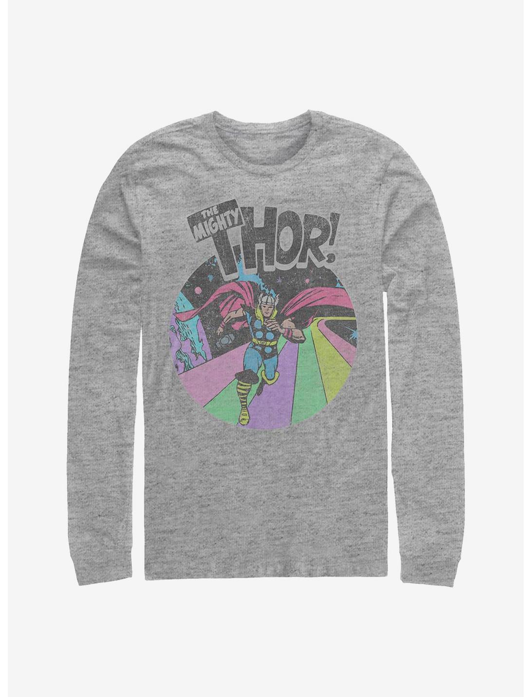 Marvel Thor Grunge Thor Long-Sleeve T-Shirt, ATH HTR, hi-res