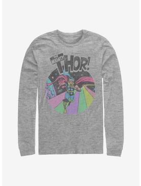 Marvel Thor Grunge Thor Long-Sleeve T-Shirt, ATH HTR, hi-res
