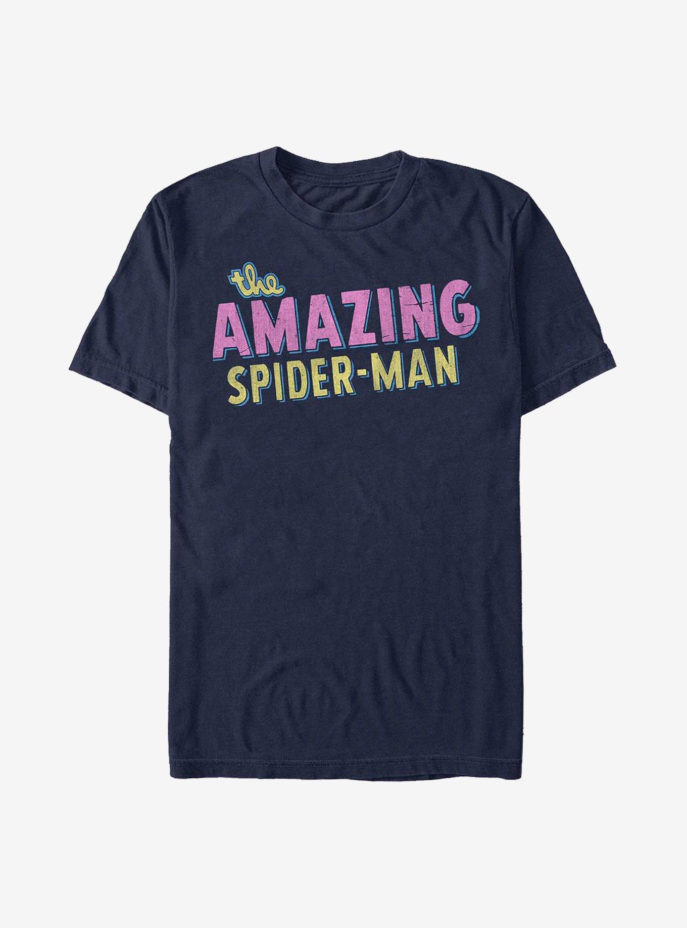 Marvel Spider-Man Amazing Retro Logo T-Shirt
