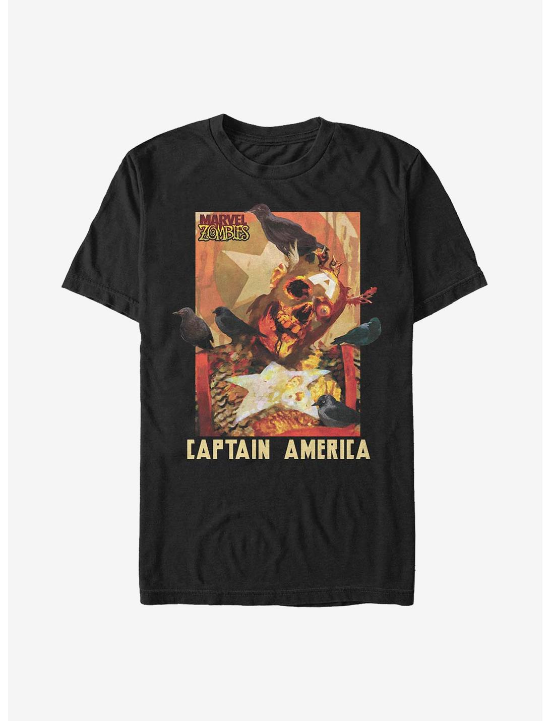 Marvel Zombies Zombie Captain America T-Shirt, BLACK, hi-res