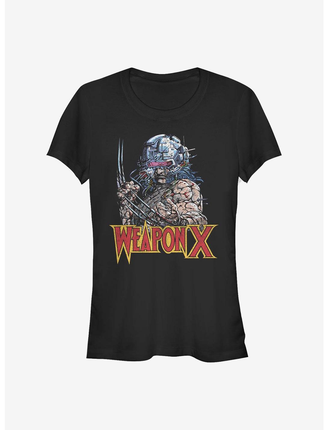 Marvel Wolverine Weapon X Girls T-Shirt, BLACK, hi-res