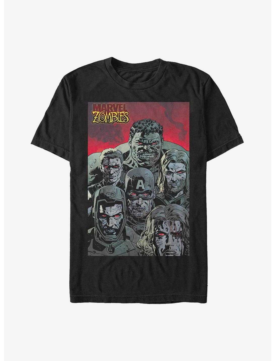Marvel Zombies Zombie Groupshot T-Shirt, BLACK, hi-res
