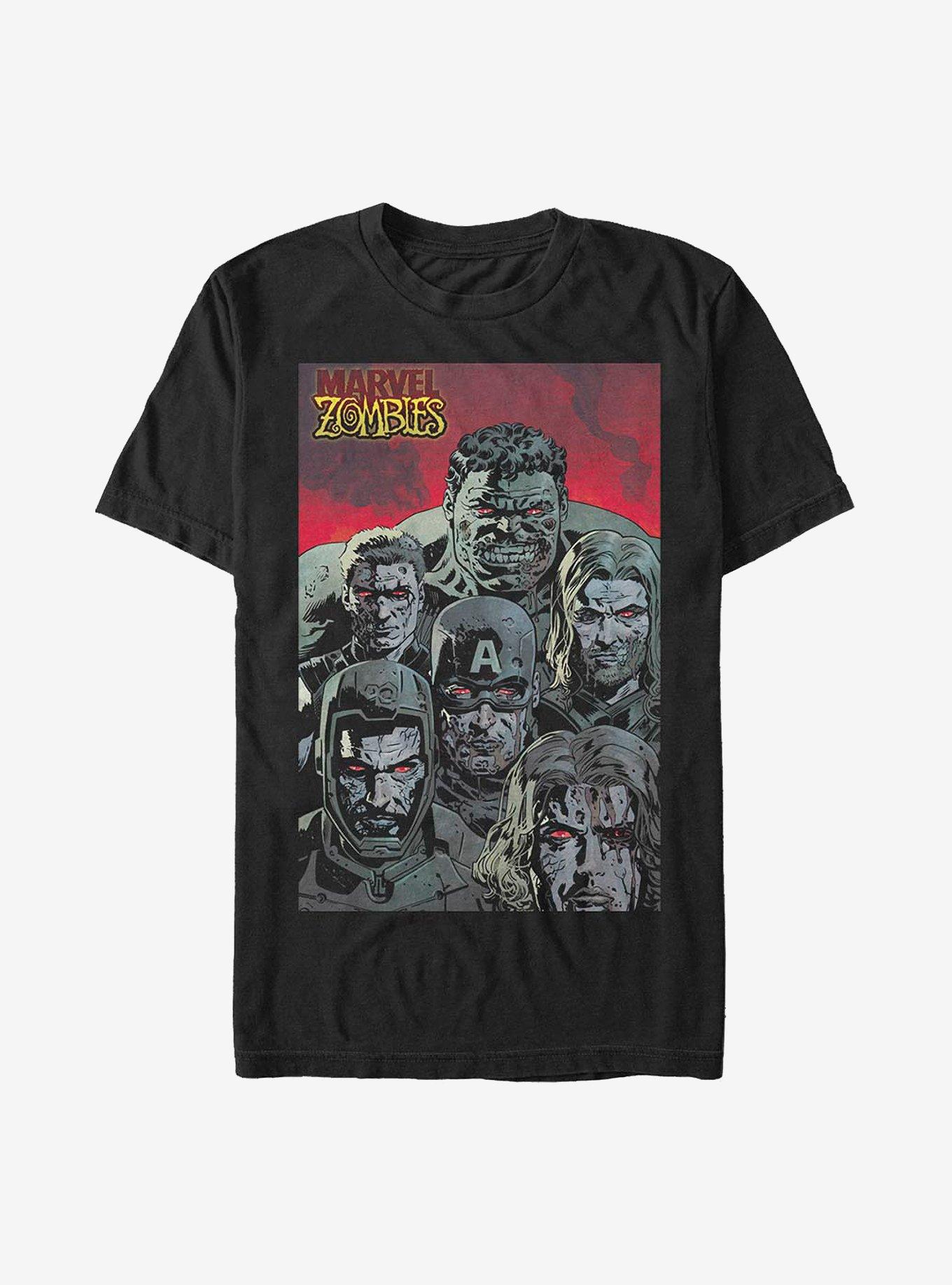 Marvel Zombies Zombie Groupshot T-Shirt, BLACK, hi-res