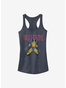 Marvel Wolverine Wolverine 90's Girls Tank, INDIGO, hi-res