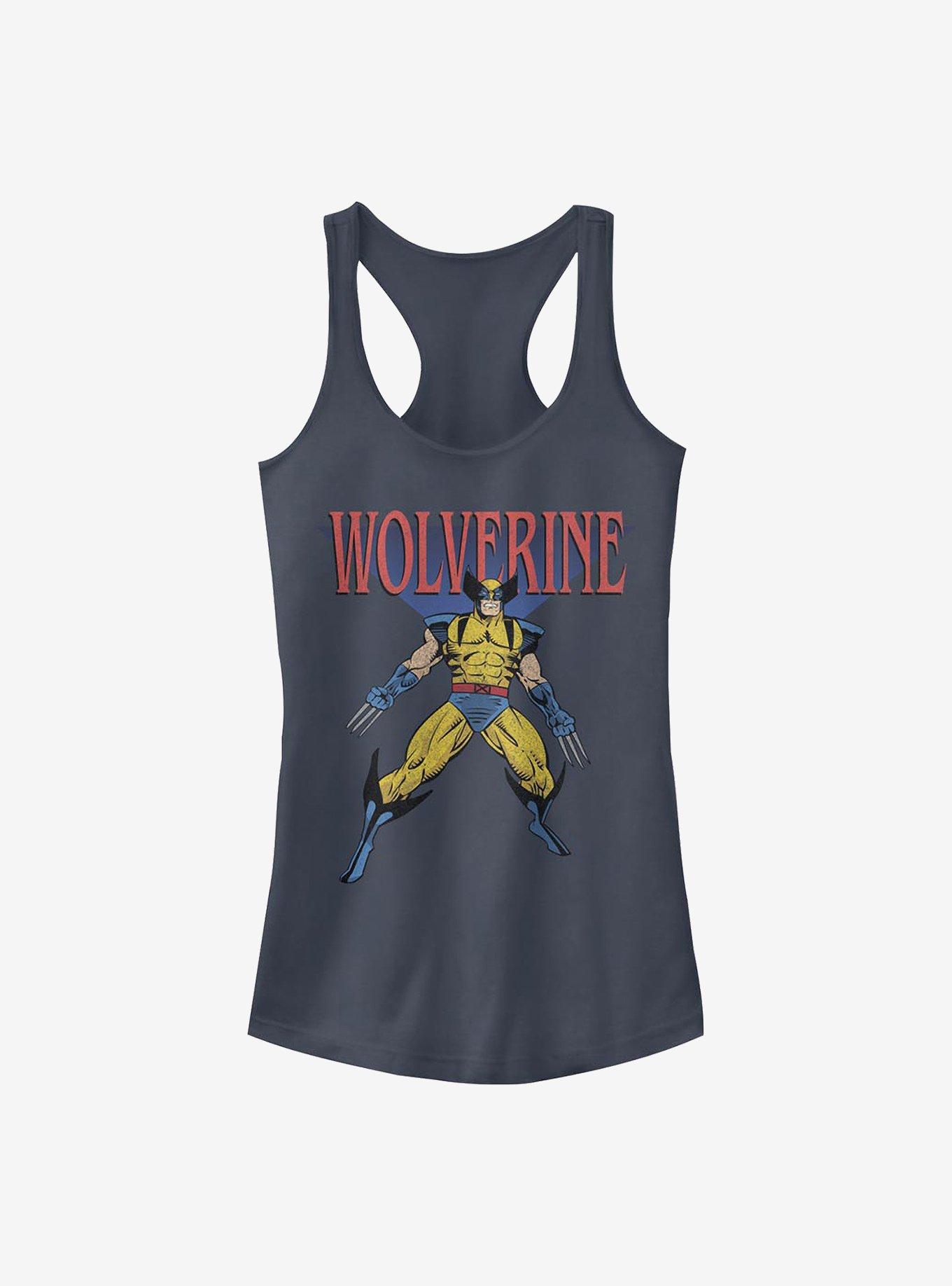 Marvel Wolverine Wolverine 90's Girls Tank, INDIGO, hi-res