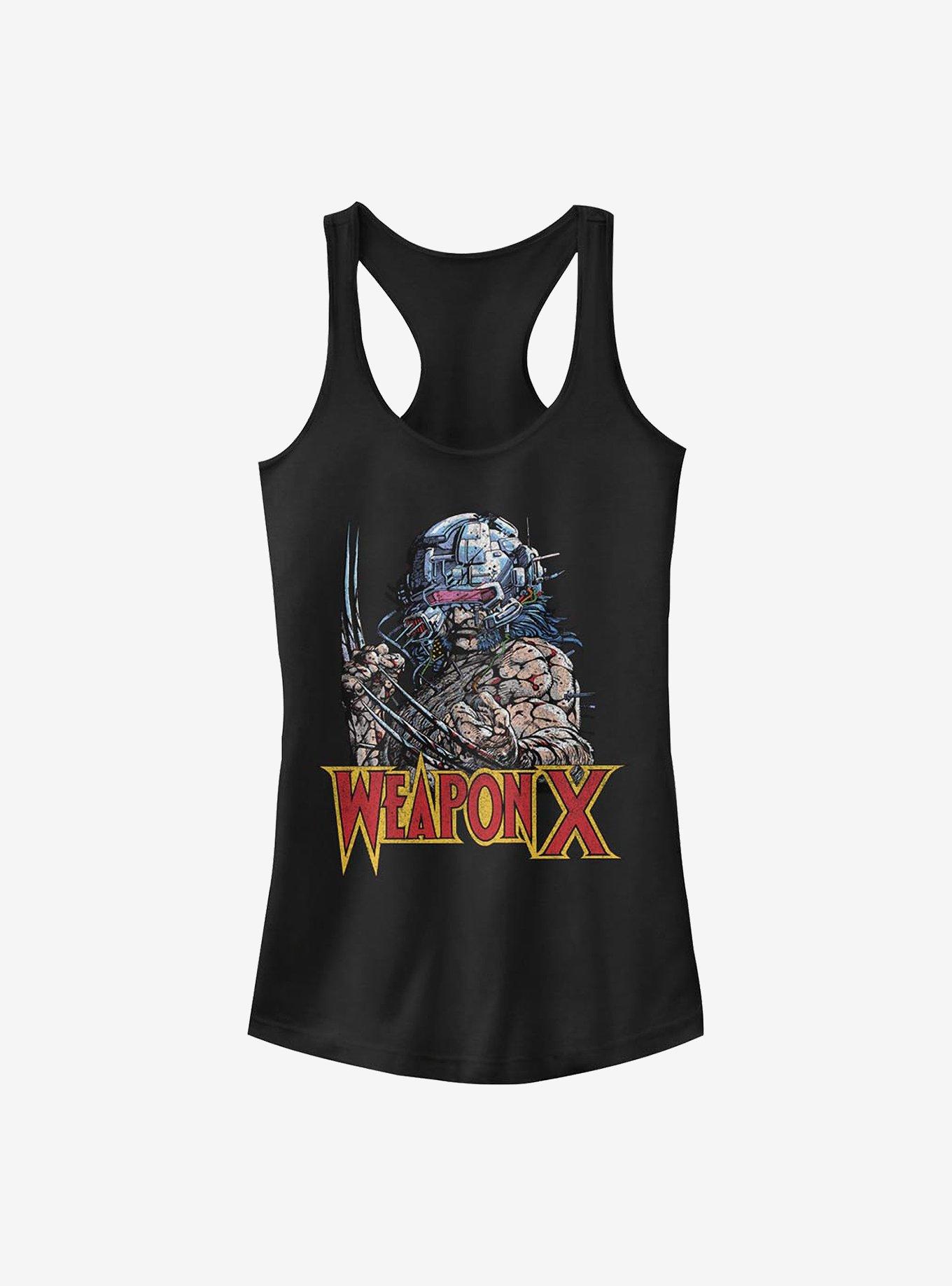 Marvel Wolverine Weapon X Girls Tank, BLACK, hi-res