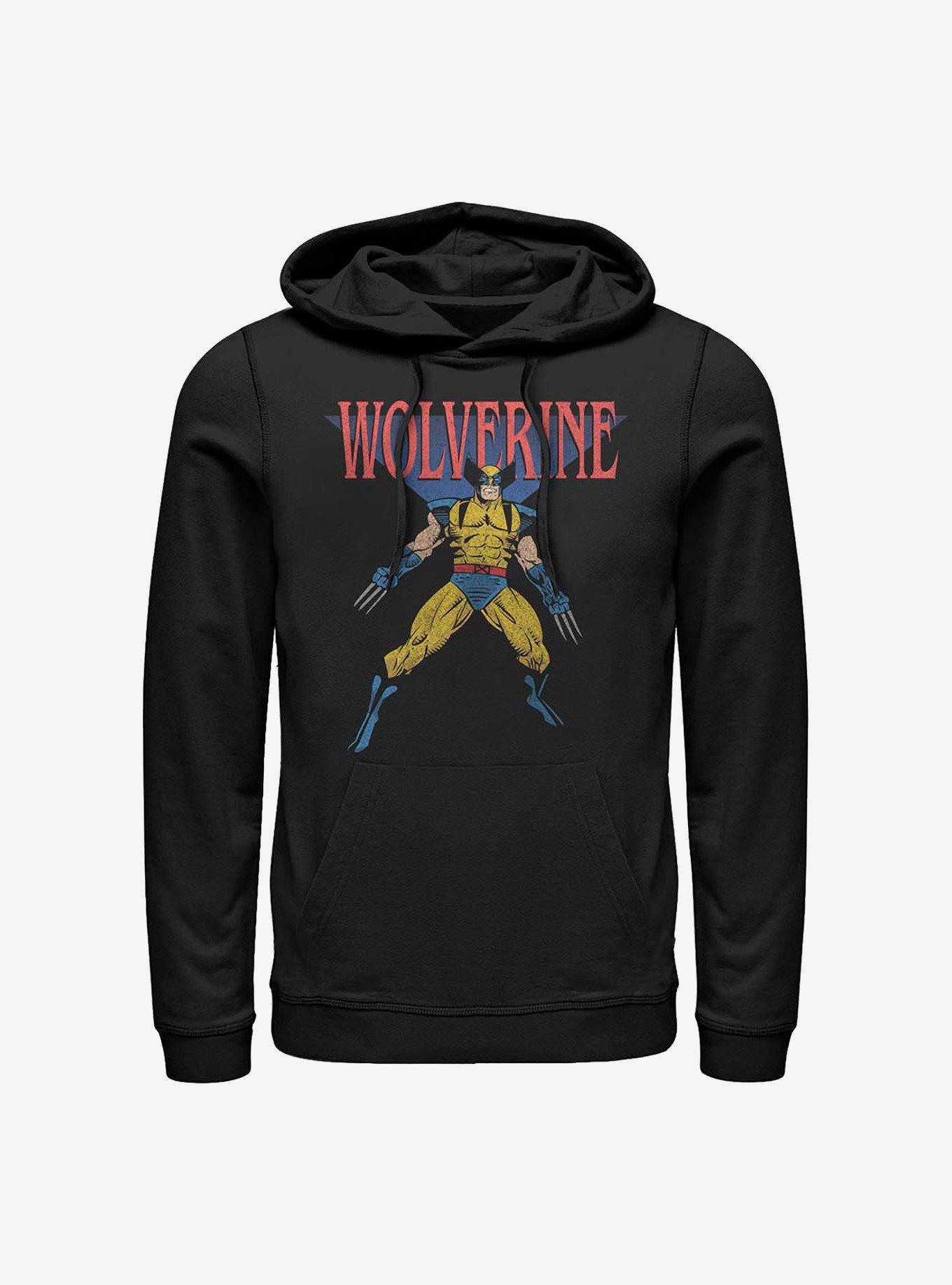 Marvel Wolverine Wolverine 90's Hoodie, BLACK, hi-res