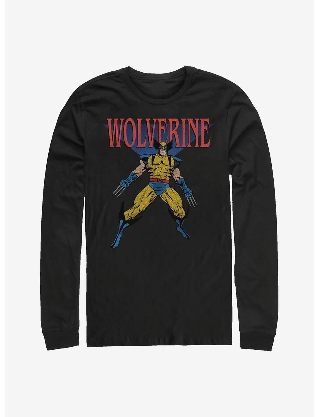 Marvel Wolverine Wolverine 90's Long-Sleeve T-Shirt, BLACK, hi-res