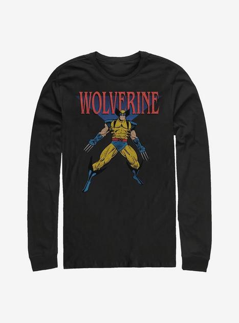 Marvel Wolverine Wolverine 90's Long-Sleeve T-Shirt - BLACK | Hot Topic