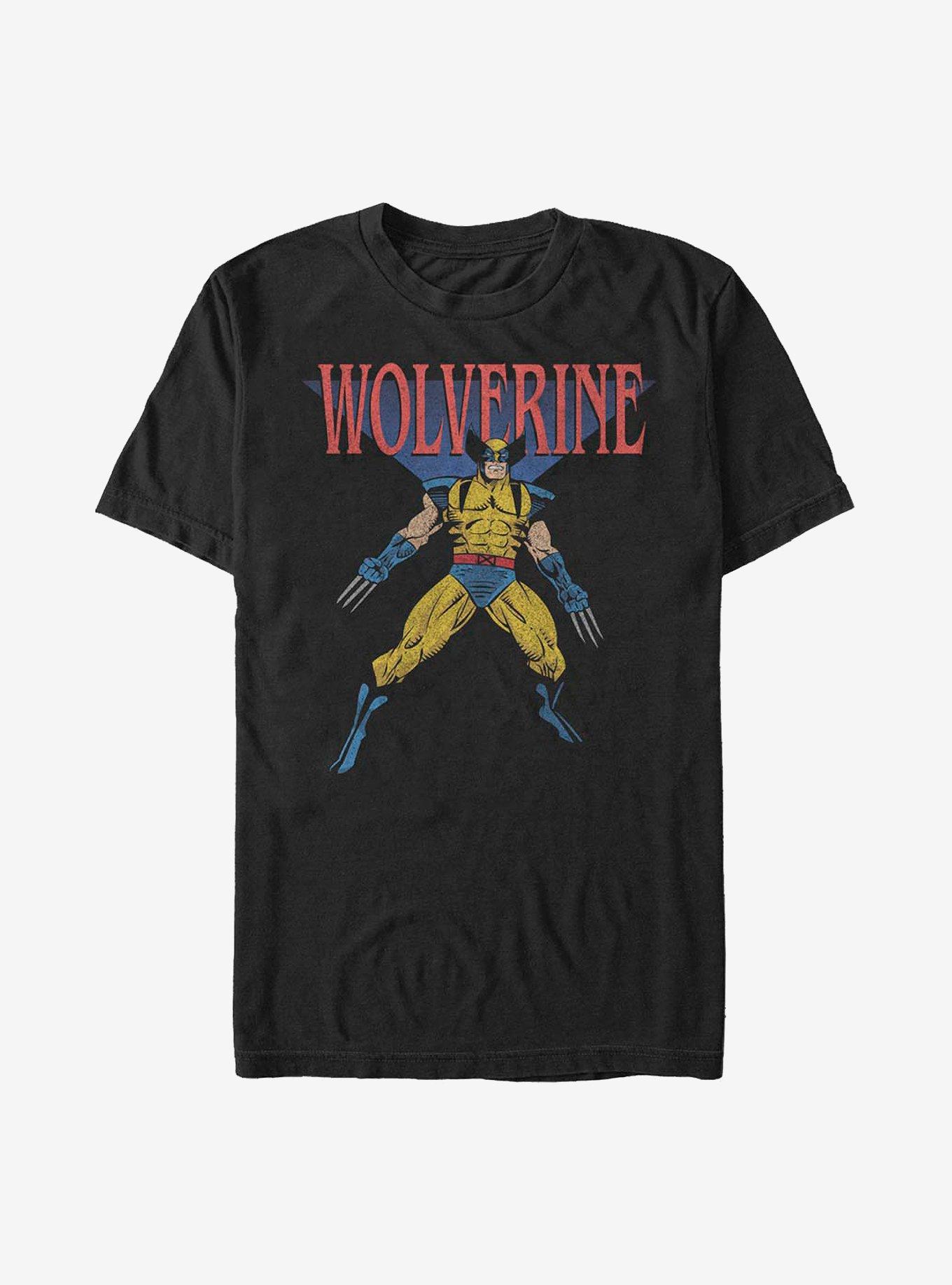 Marvel Wolverine Wolverine 90's T-Shirt, BLACK, hi-res