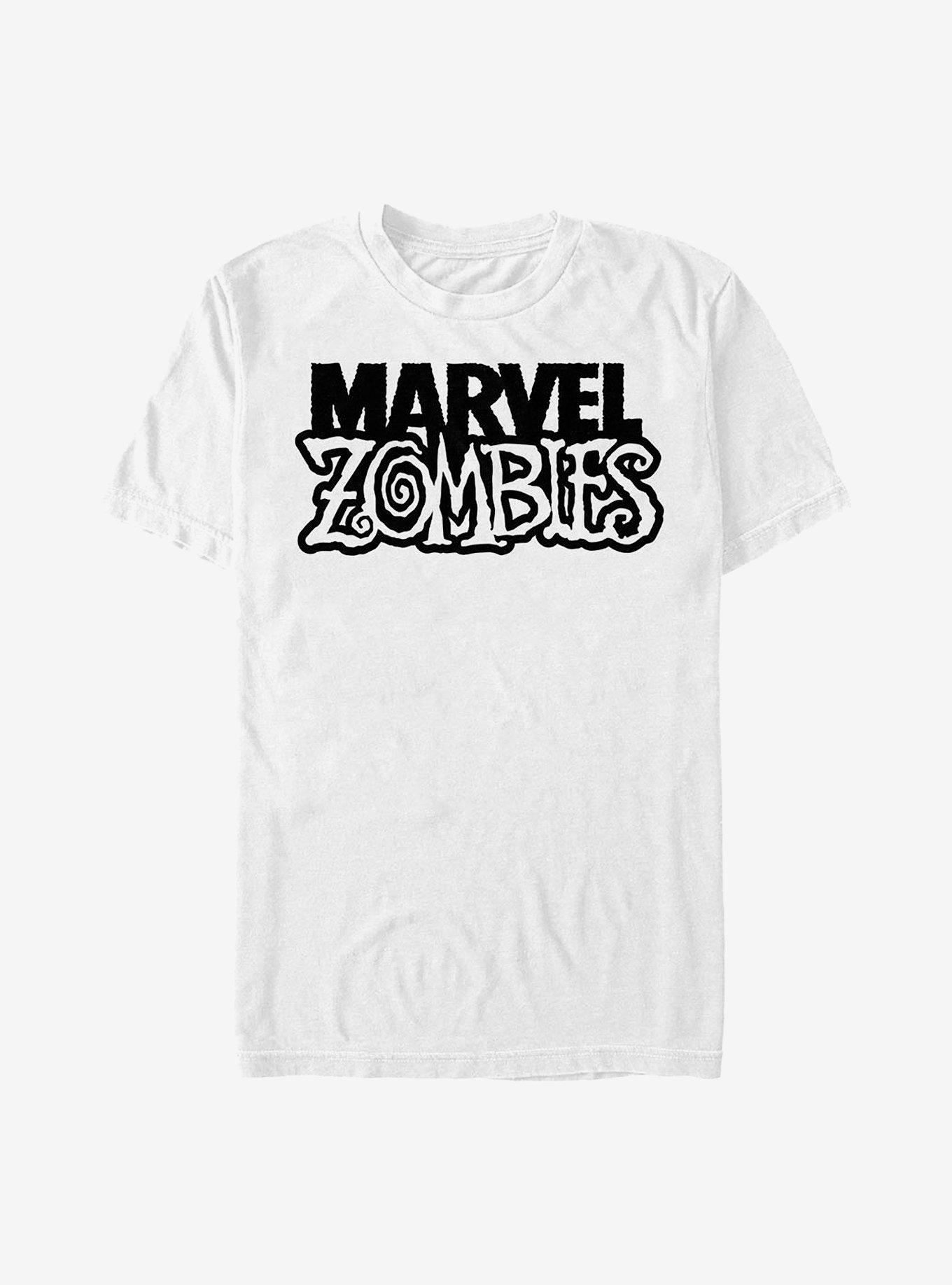 Marvel Zombies Zombies Of Marvel Logo T-Shirt, WHITE, hi-res