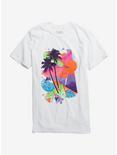 Tropical Vibes T-Shirt, WHITE, hi-res