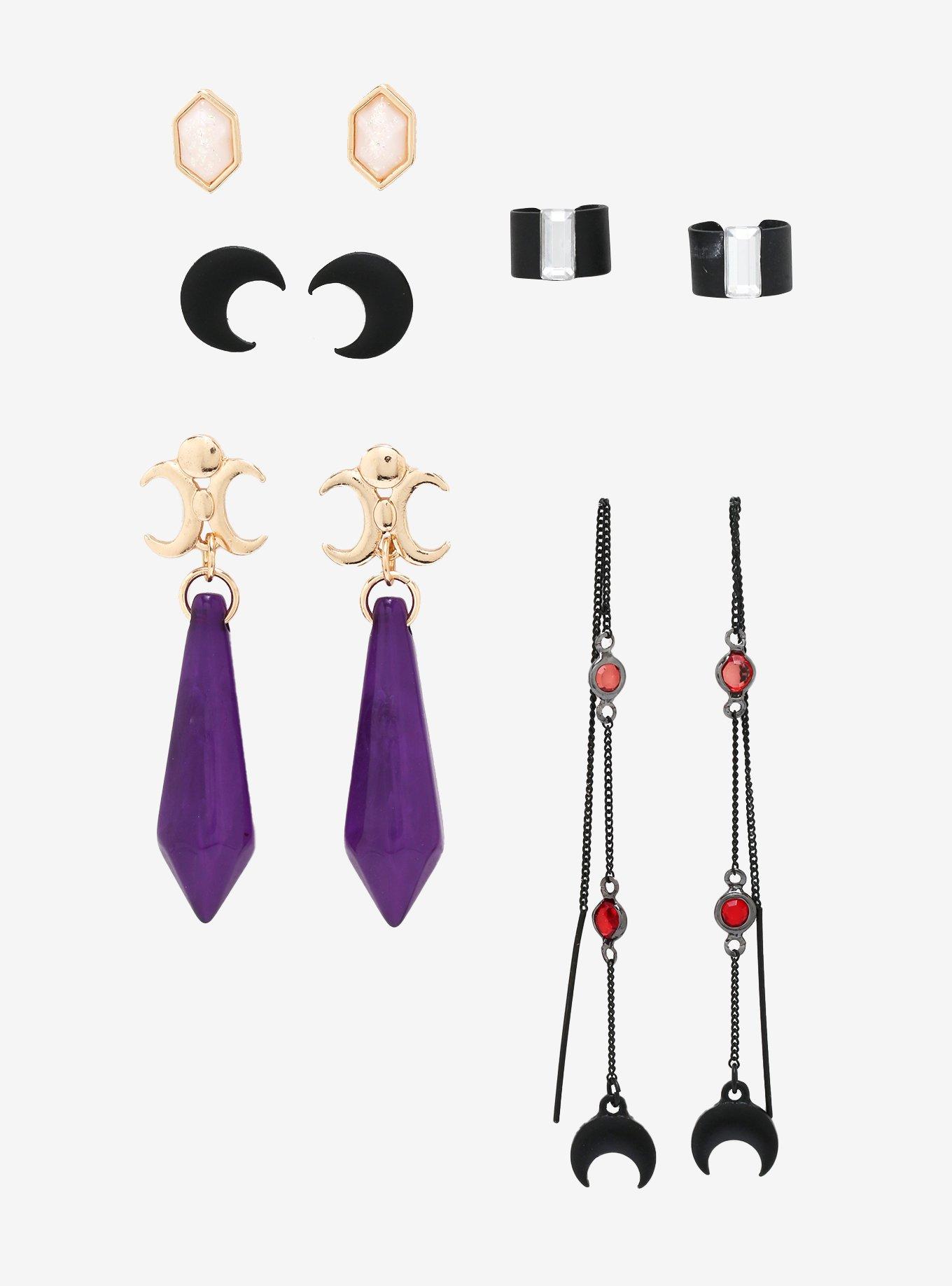 Sailor Moon Black Lady Earring Set - BoxLunch Exclusive