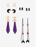 Sailor Moon Black Lady Earring Set - BoxLunch Exclusive, , hi-res