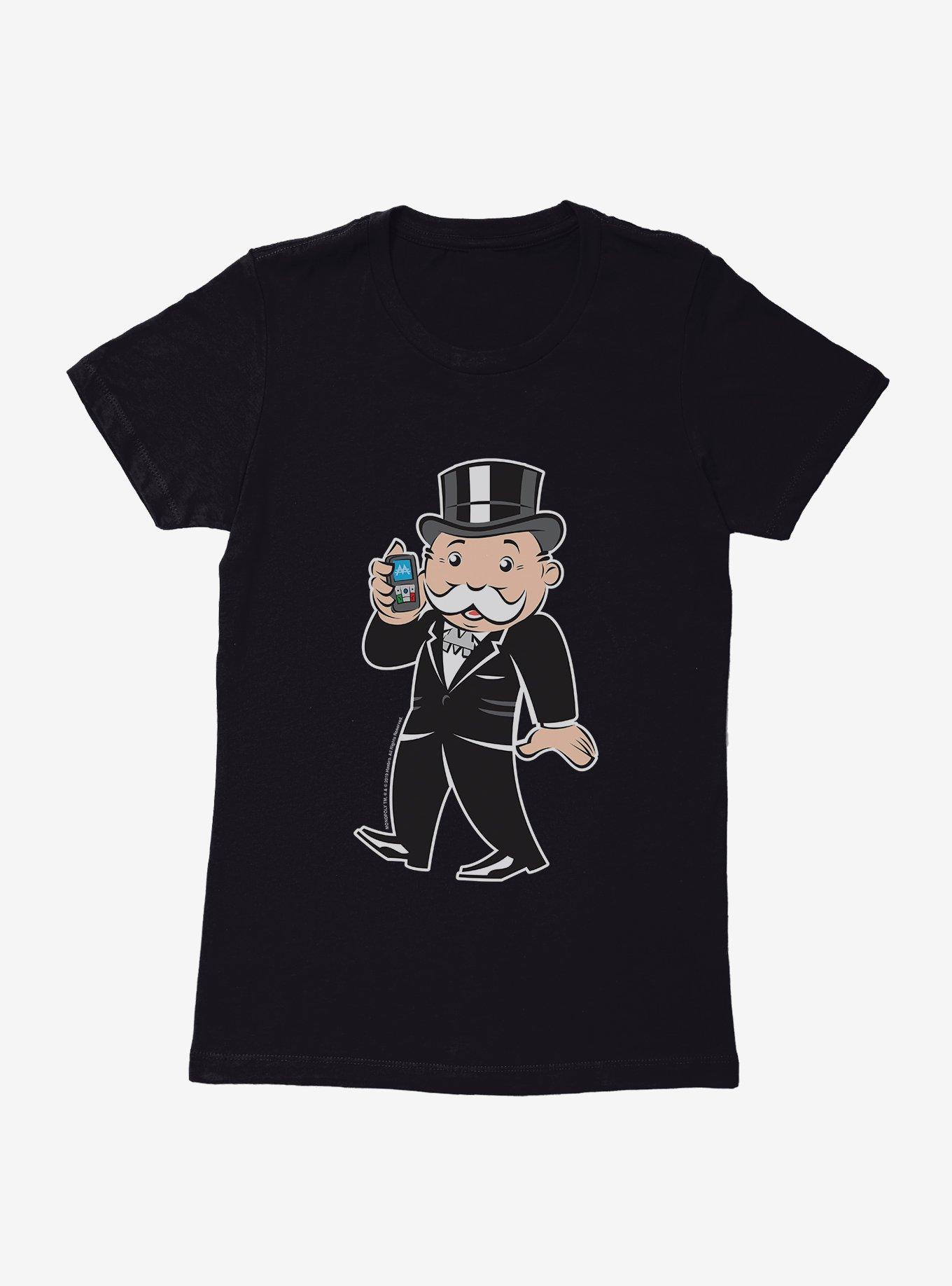 Monopoly Mr. Monopoly Gadget Womens T-Shirt, BLACK, hi-res