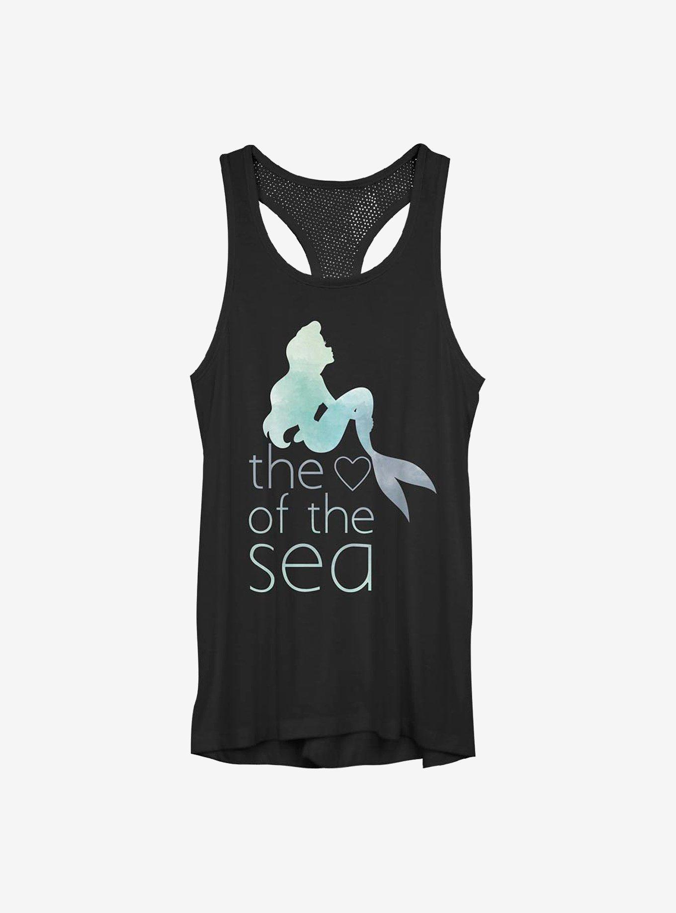 Disney The Little Mermaid Heart Of The Sea Girls Tank - BLACK | Hot Topic