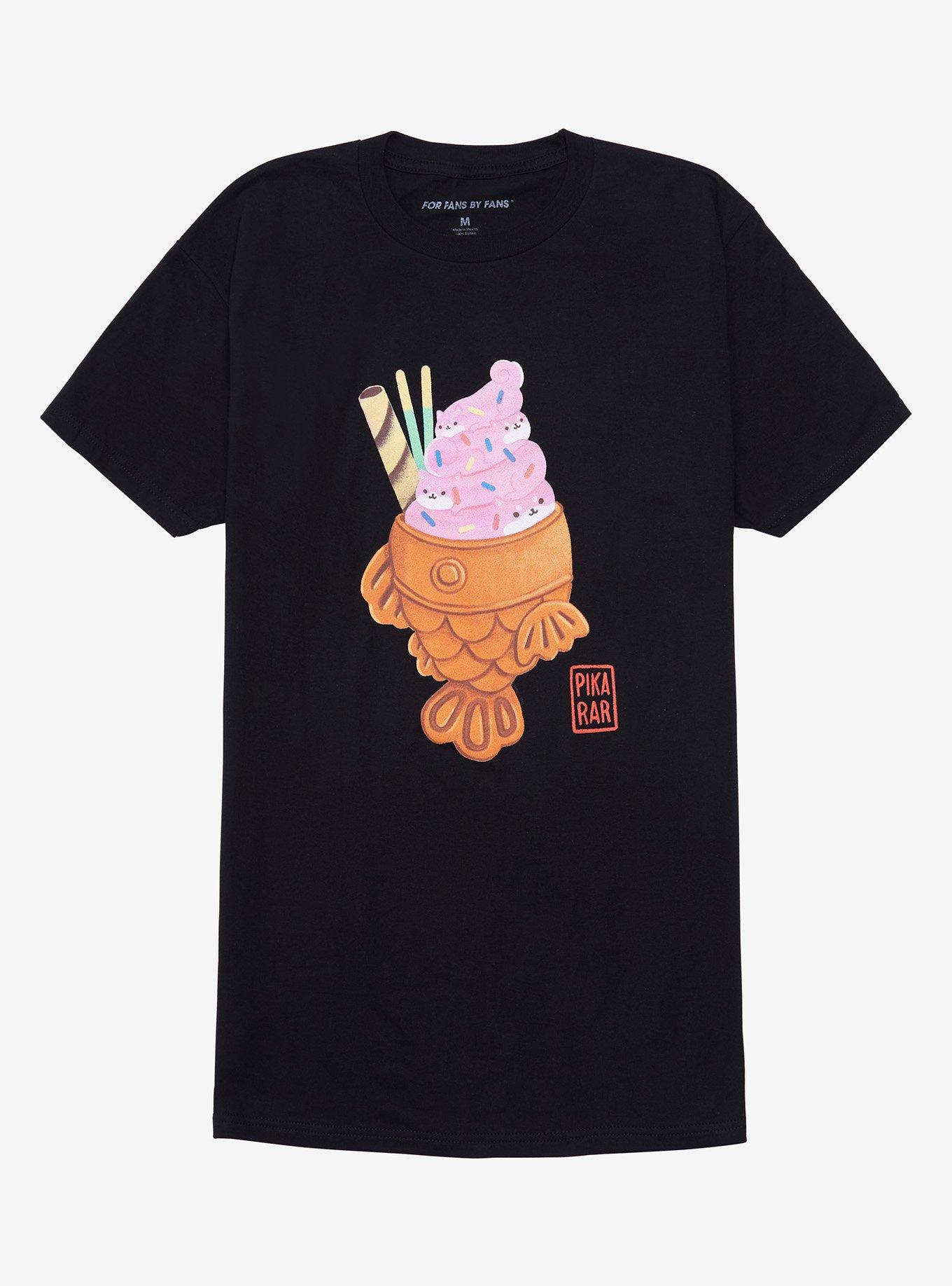 Pikarar Shiba Taiyaki T-Shirt By Pikarar, BLACK, hi-res