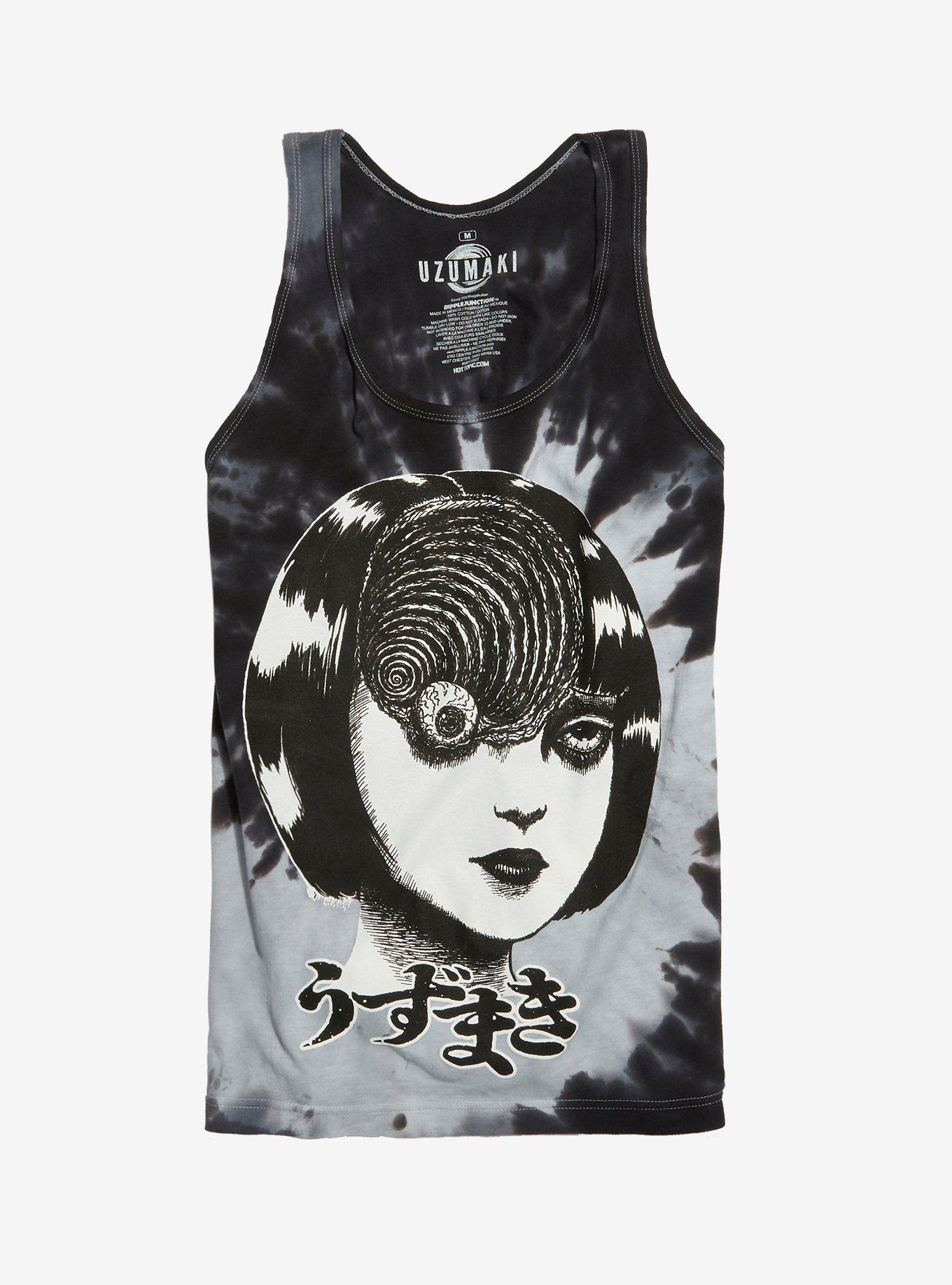 Junji Ito Uzumaki Spiral Eye TieDye Tank top Hot Topic