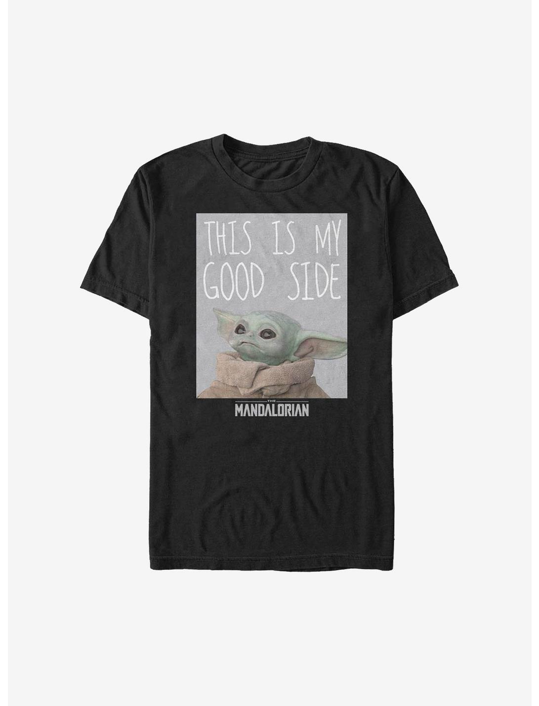 Extra Soft Star Wars The Mandalorian The Child Good Side T-Shirt, BLACK, hi-res