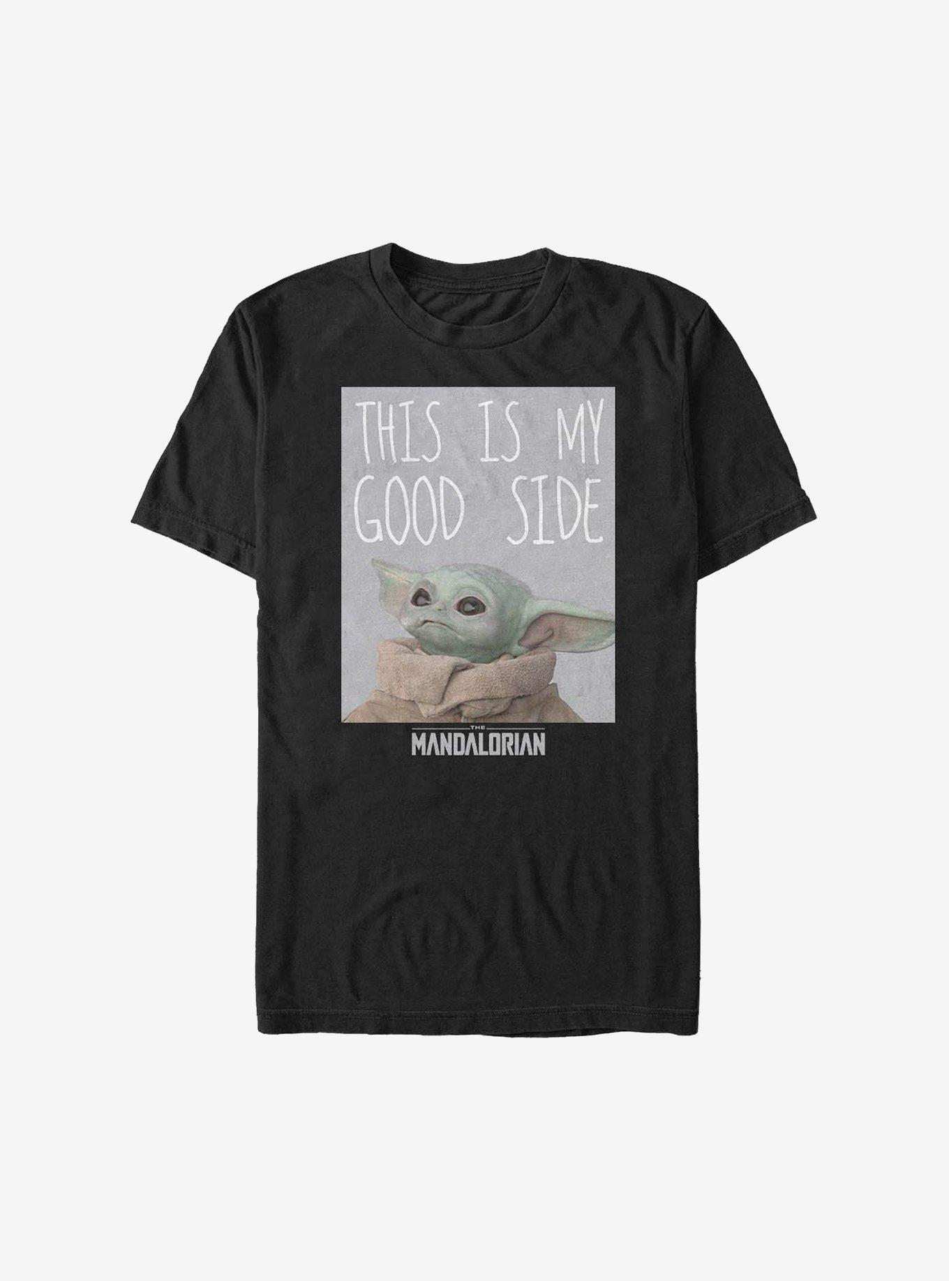 Extra Soft Star Wars The Mandalorian The Child Good Side T-Shirt, BLACK, hi-res