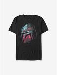 Extra Soft Star Wars The Mandalorian Helmet Explanation T-Shirt, BLACK, hi-res