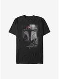 Extra Soft Star Wars The Mandalorian Hero Shot T-Shirt, BLACK, hi-res