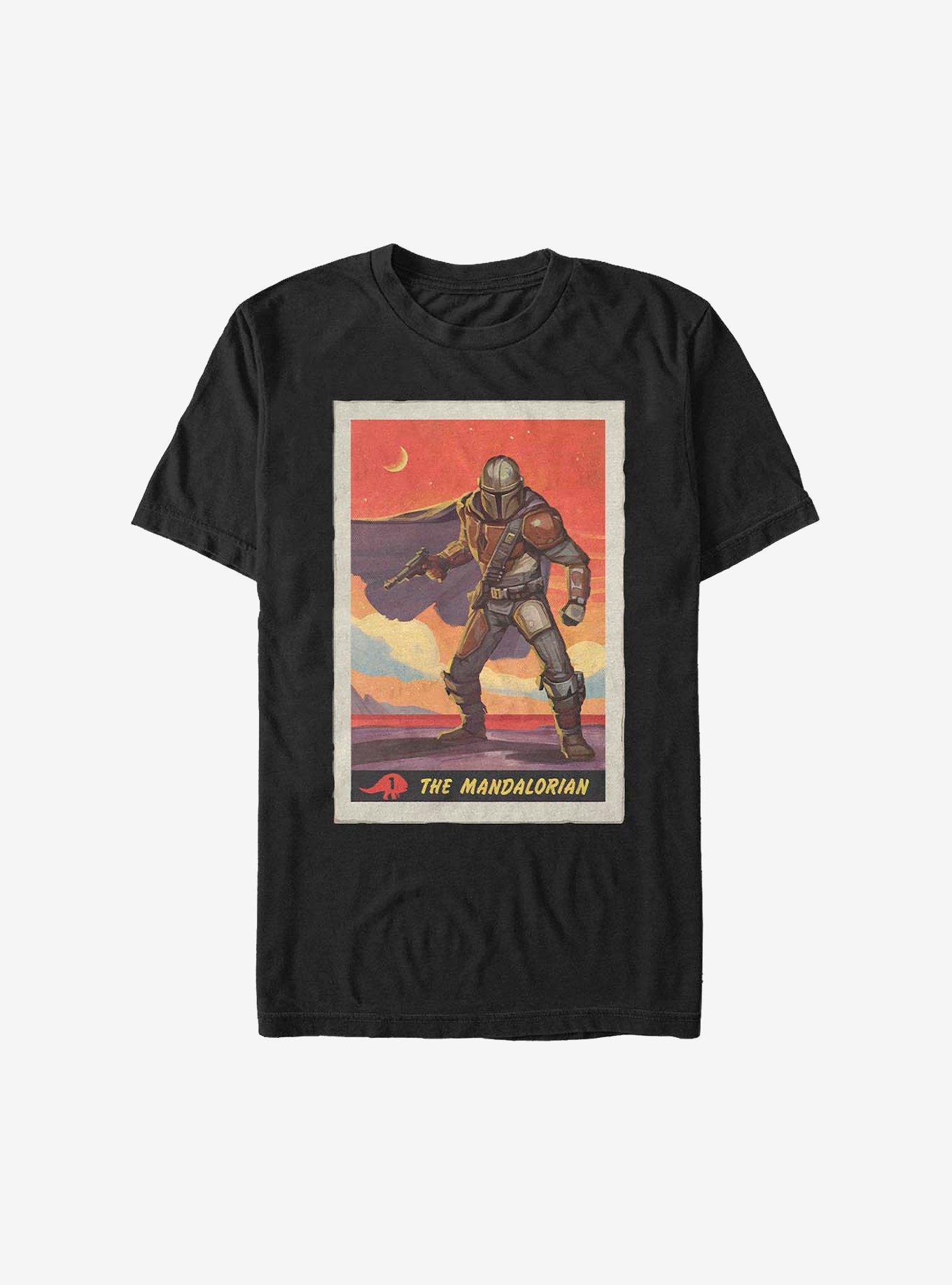 Extra Soft Star Wars The Mandalorian Poster T-Shirt, BLACK, hi-res