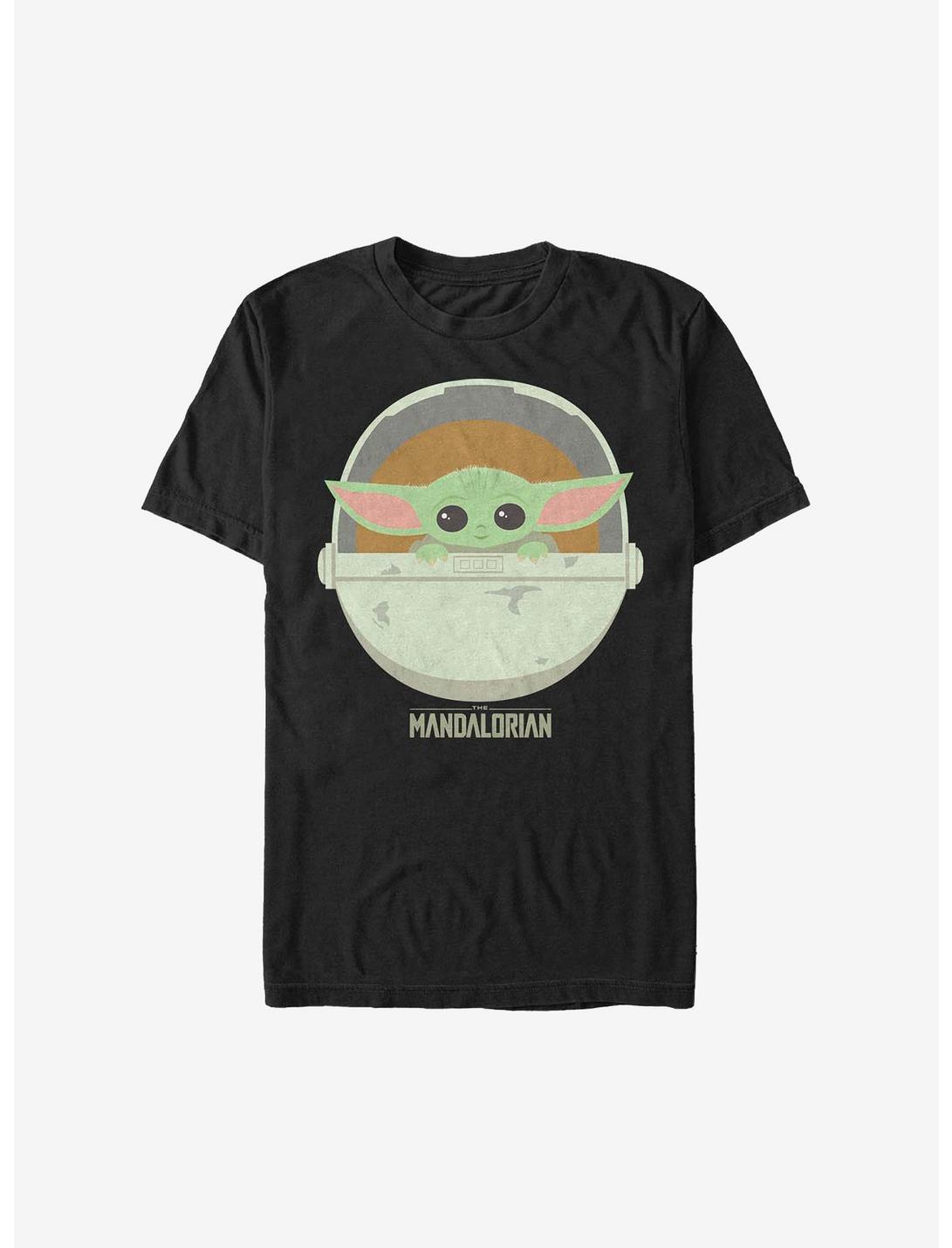 Star Wars The Mandalorian The Child Cute Bassinet Extra Soft T-Shirt, BLACK, hi-res