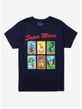 Nintendo Super Mario Lotería T-Shirt - BoxLunch Exclusive, NAVY, hi-res