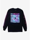 Danny Phantom Ghost Zone Long Sleeve T-Shirt - BoxLunch Exclusive, BLACK, hi-res