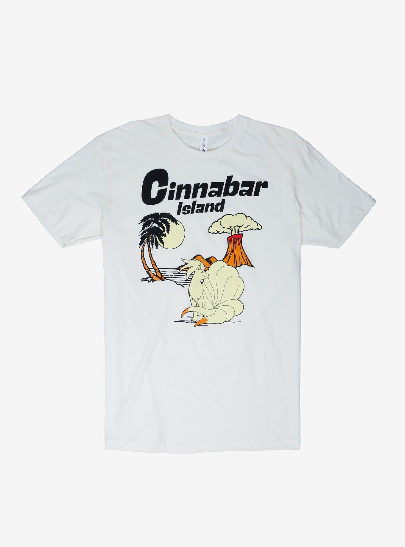 Pok&eacute;mon Cinnabar Island T-Shirt - BoxLunch Exclusive, TAN/BEIGE, hi-res