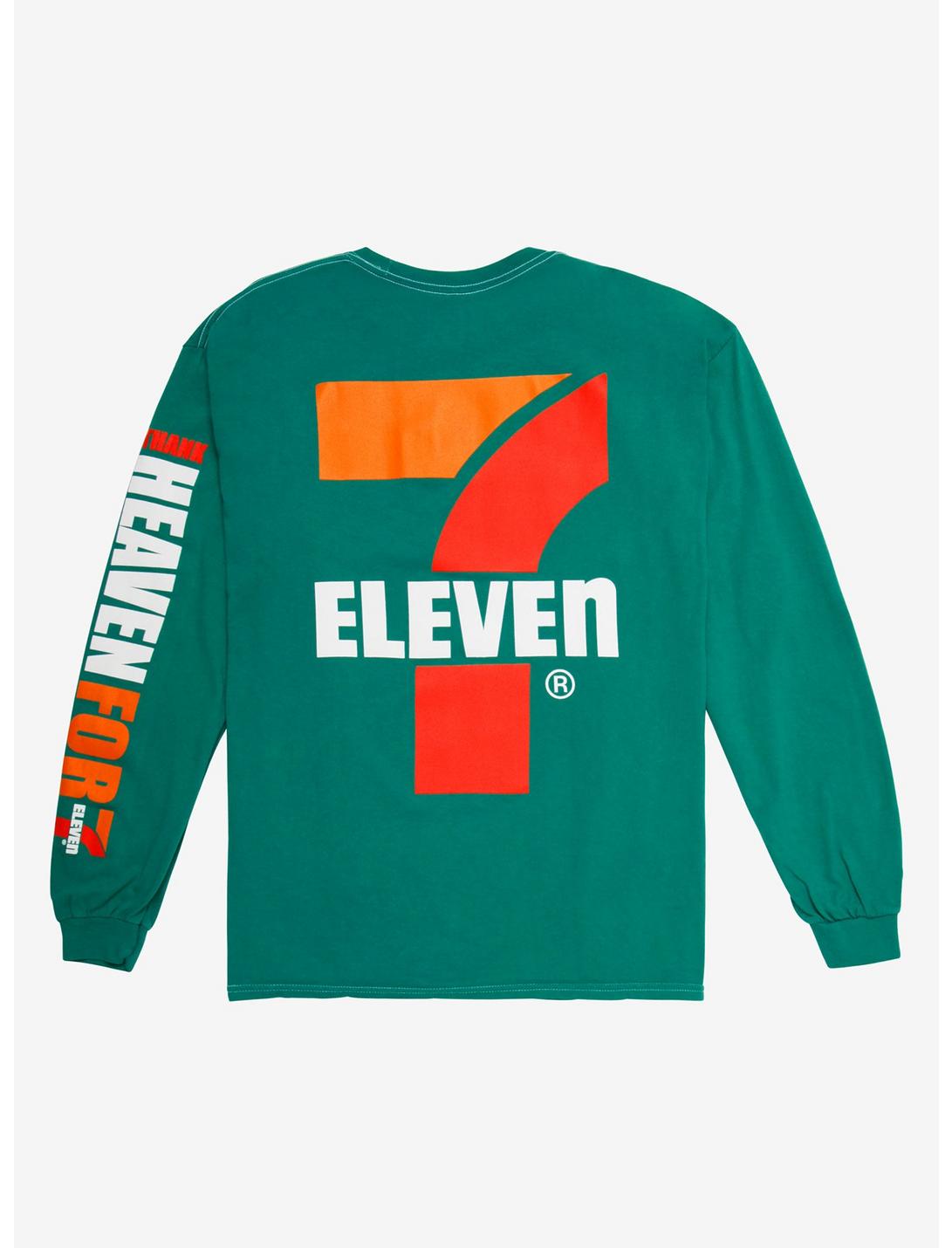 7-Eleven Logo Long Sleeve T-Shirt - BoxLunch Exclusive, GREEN, hi-res