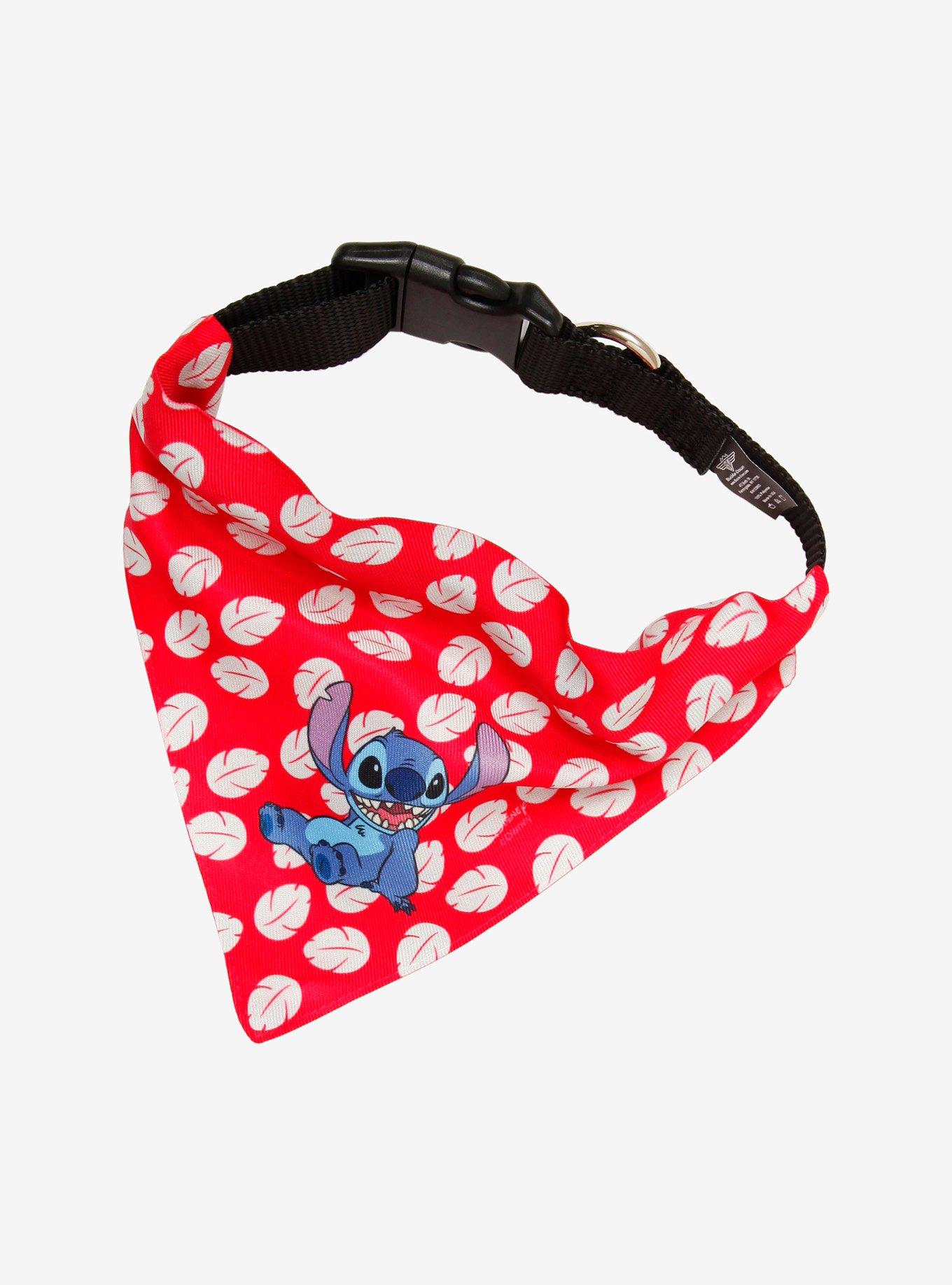 Disney Lilo & Stitch Leaf Stitch Bandana Dog Collar Hot Topic