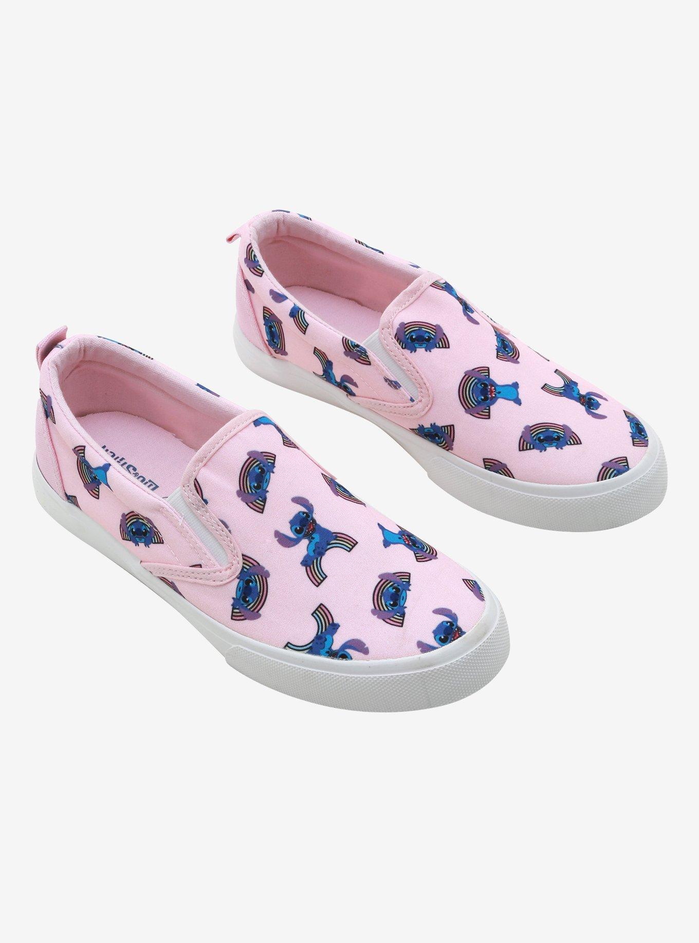 Disney Lilo & Stitch Rainbows Slip-On Sneakers, MULTI, hi-res