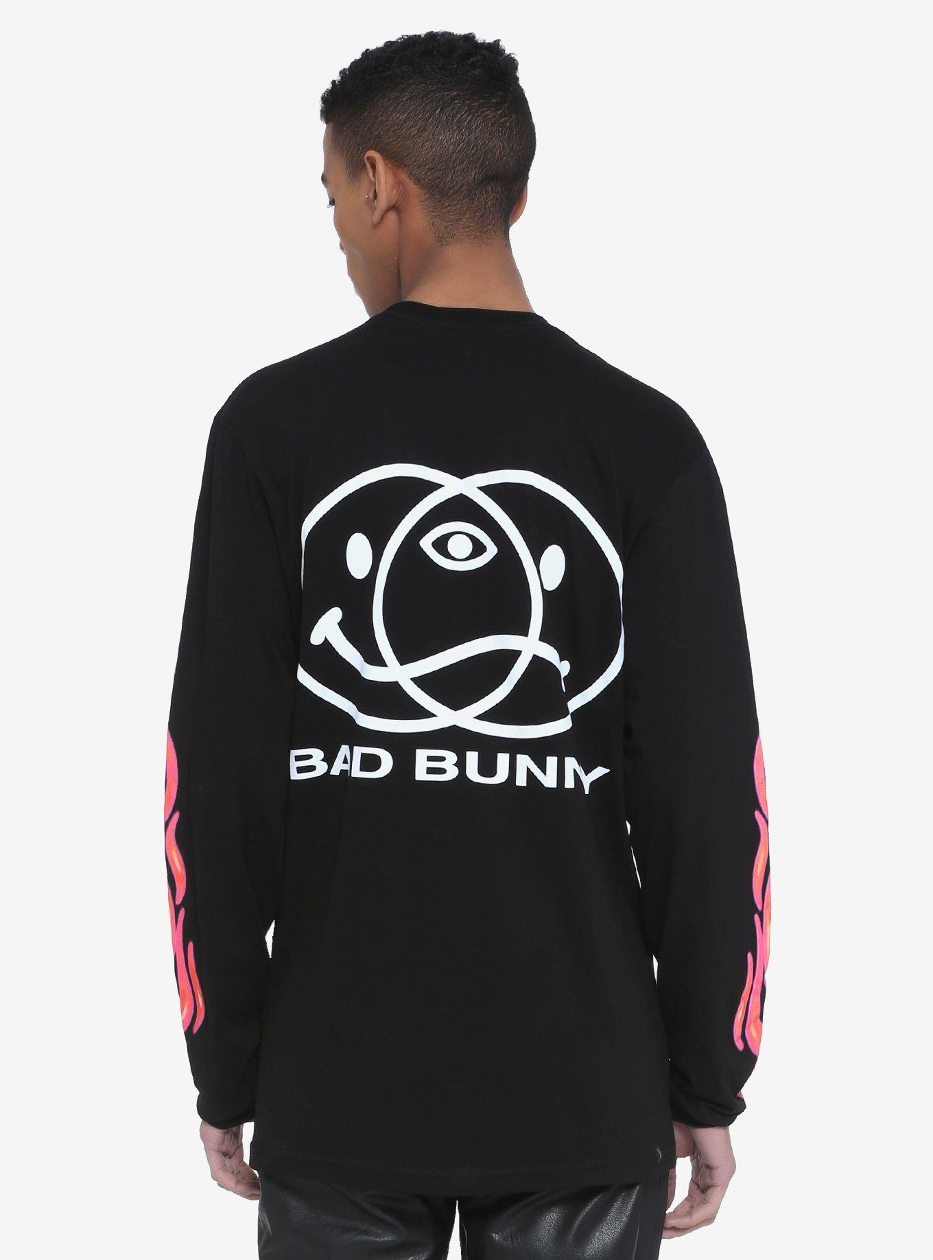 Bad Bunny Pink Flames T-Shirt