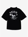 Skull Salem Oversized Girls Woven Button-Up Plus Size, WHITE, hi-res