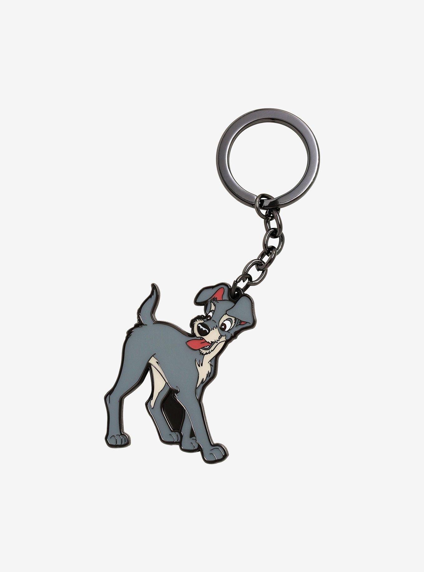 Loungefly Disney Lady And The Tramp Smile Tramp Key Chain, , hi-res