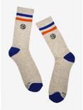 Dragon Ball Z Striped Symbol Crew Socks, , hi-res