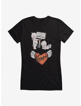 Kewpie Heart Logo Girls T-Shirt, BLACK, hi-res