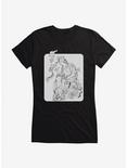 Kewpie Lady Liberty Girls T-Shirt, BLACK, hi-res