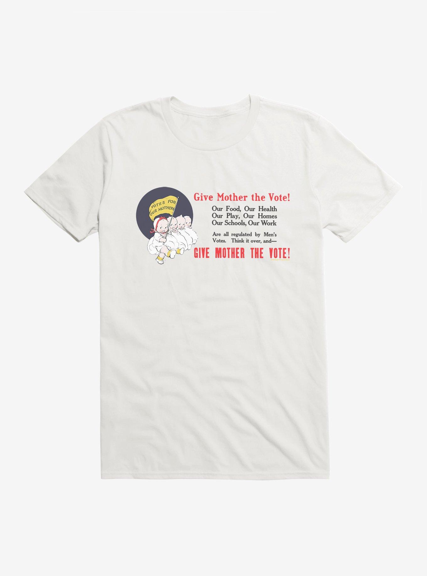 Kewpie Give Mother The Vote! T-Shirt, WHITE, hi-res